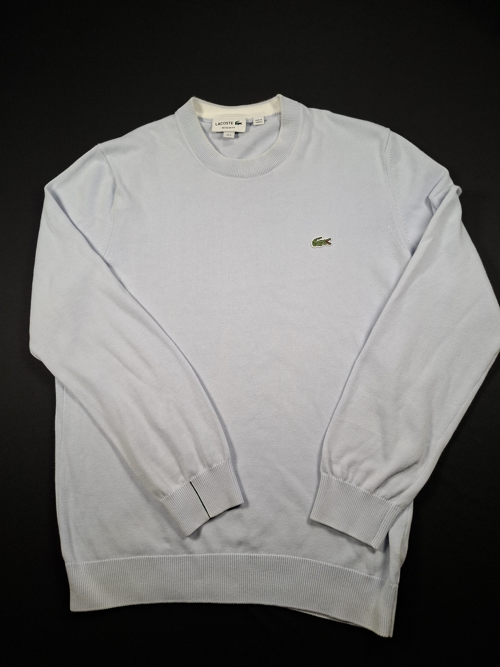 Lacoste Men's Light Blue Crewneck Sweater